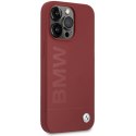 BMW BMHMP15XSLBLRE iPhone 15 Pro Max 6.7" czerwony/red hardcase Silicone Big Logo MagSafe