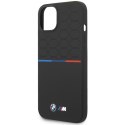 BMW BMHMP15S22SMPK iPhone 15 / 14 / 13 6.1" czarny/black hardcase M Silicone Pattern MagSafe