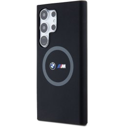 BMW BMHMS24L23SROK S24 Ultra S928 czarny/black hardcase M Silicone Printed Ring MagSafe