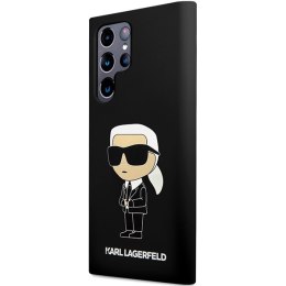 Karl Lagerfeld KLHCS24LSNIKBCK S24 Ultra S928 hardcase czarny/black Silicone Ikonik
