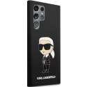 Karl Lagerfeld KLHCS24LSNIKBCK S24 Ultra S928 hardcase czarny/black Silicone Ikonik