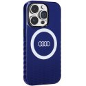 Audi IML Big Logo MagSafe Case iPhone 14 Pro 6.1" niebieski/navy blue hardcase AU-IMLMIP14P-Q5/D2-BE