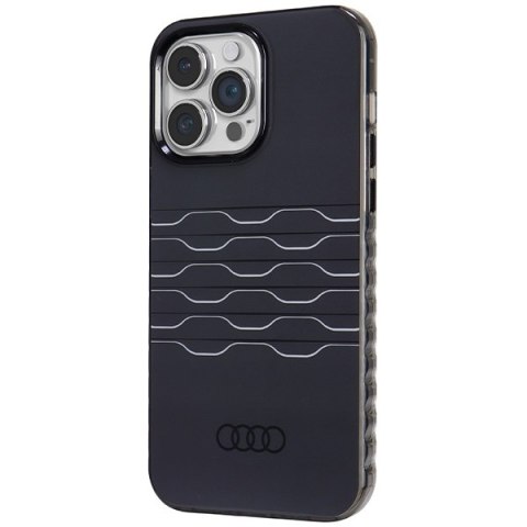 Audi IML MagSafe Case iPhone 14 Pro Max 6.7" czarny/black hardcase AU-IMLMIP14PM-A6/D3-BK