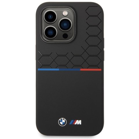 BMW BMHCP14X22SMPK iPhone 14 Pro Max 6.7" czarny/black M Silicone Pattern