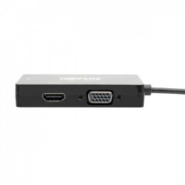 Eaton Wieloportowy adapter USB-C (M/3xF) 4K HDMI, DVI, VGA, HDCP. U444-06N-HDV4KB Czarny