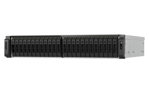 QNAP TS-h3077AFU-R5-32G | 30-zatokowy all flash NAS, AMD Ryzen, 32GB RAM, 2x 10GBase-T, RP, RACK