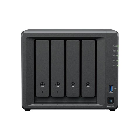 Synology DS423+ /16T | 4-zatokowy serwer NAS w zestawie z dyskami o łącznej pojemności 16TB, Tower