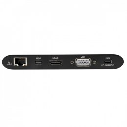 Eaton Stacja dokująca USB-C, podwójny wyświetlacz 4K HDMI/mDP, VGA, USB 3.2 Gen 1, koncentrator USB-A/C, GbE, karta pamięci, ładowanie