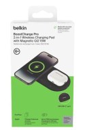 Belkin Ładowarka podwójna BoostCharge Pro Qi2 15W czarna