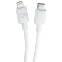3MK Hyper Cable USB-C - Lightning 20W 1.2m Biały/White Kabel