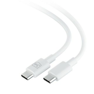 3MK Hyper Cable USB-C - USB-C 100W 1.2m Biały/White Kabel