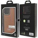 Audi Synthetic Leather MagSafe iPhone 14 Pro Max 6.7" brazowy/brown hardcase AU-TPUPCMIP14PM-GT/D3-BN