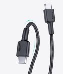AUKEY CB-CD45 nylonowy kabel USB C - USB C | 0,9m | 3A | 60W PD | 20V