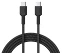 AUKEY CB-CD45 nylonowy kabel USB C - USB C | 0,9m | 3A | 60W PD | 20V