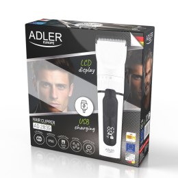 Adler Strzyżarka do włosów z wyświetlaczem LED