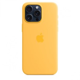 Apple Etui silikonowe z MagSafe do iPhonea 15 Pro Max - sunshine