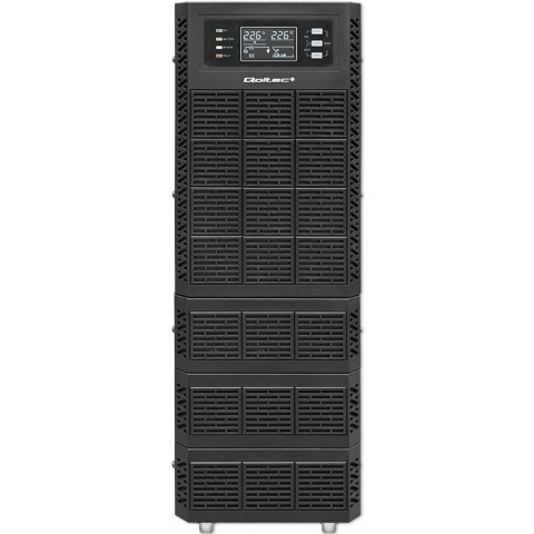 Qoltec Zasilacz awaryjny UPS | 10kVA | 10000W | Power Factor 1.0 | LCD | EPO | USB | On-line