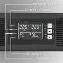 Qoltec Zasilacz awaryjny UPS do RACK | 3kVA | 3000W | Power Factor 1.0 |LCD | On-line