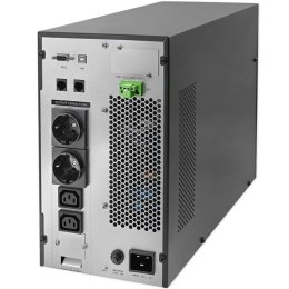 Qoltec Zasilacz awaryjny UPS 3kVA | 3000W | Power Factor 1.0 | LCD | EPO| USB | On-line