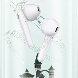 USAMS Słuchawki Bluetooth TWS 5.0 SD Series białe BHUSD01