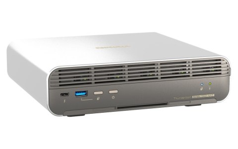 QNAP TBS-h574TX-i3-12G | 5-zatokowy serwer NASbook, Intel, 12GB RAM, 1x 10GBASE-T 1x 2.5GbE, Compact