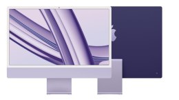 Apple IMac 24 cale: M3 8/10, 8GB, 256GB - Fioletowy