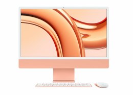 Apple IMac 24 cale: M3 8/10, 8GB, 256GB - Pomarańczowy