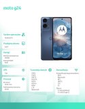 Motorola Smartfon moto g24 8/256 GB Ink Blue