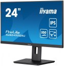 IIYAMA Monitor 23.8 cala ProLite XUB2492QSU-B1 IPS,QHD,USB-C,100Hz,3xUSB(3.2),HDMI,DP 300cd/m2,FreeSync,2x2W,HAS(150mm),PIVOT