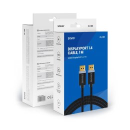 Savio Kabel DisplayPort (M) v1.4, 1m, CL-165