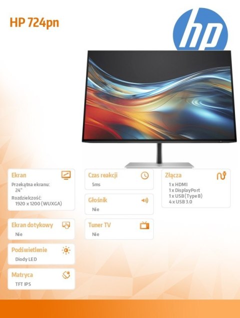 HP Inc. Monitor S7 Pro 724pn WUXGA 8X534AA