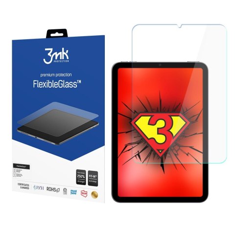 3MK Szkło hybrydowe FlexibleGlass iPad Mini 6 generacji 2021 8,3"