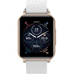 Smartwatch Motorola 70 Biało-złoty