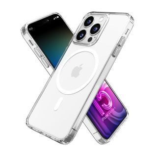 3MK MagCase | Etui do iPhone 15 Pro Max | Przezroczyste | Kompatybilne z MagSafe