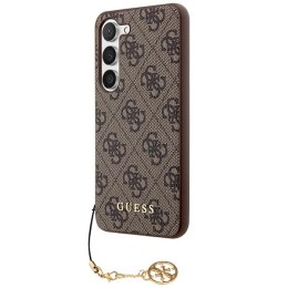 Guess GUHCSA35GF4GBR A35 A356 brązowy/brown hardcase 4G Charms Collection
