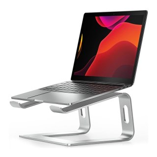 CRONG AluBench Aluminiowa podstawka do laptopa Srebrna
