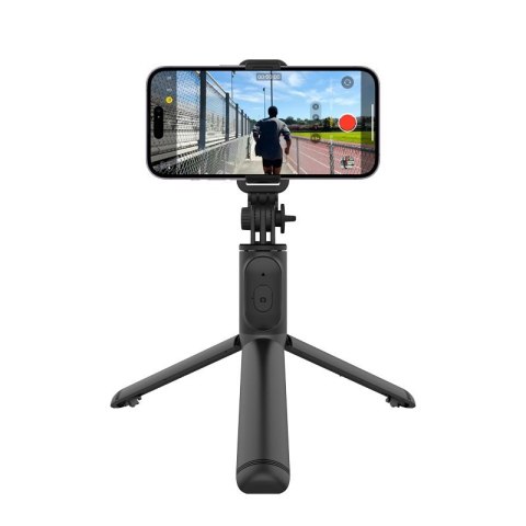 CRONG SelfieGo Kompaktowy selfie stick Bluetooth tripod (20-101cm)