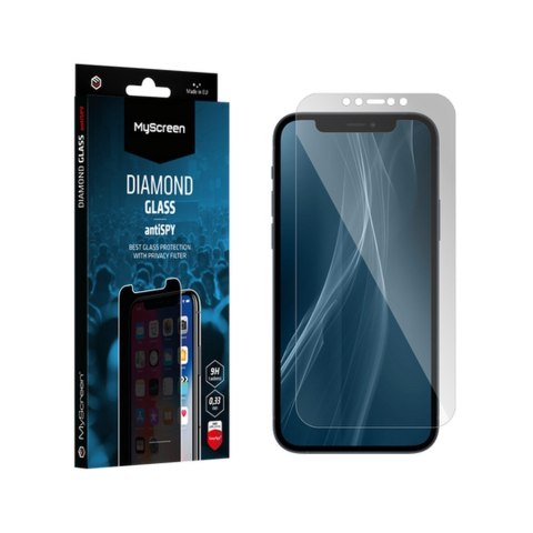 MyScreenProtector Szkło hartowane AntiSPY Prywatyzujące Diamond Glass iPhone 15 Pro Max 6,7