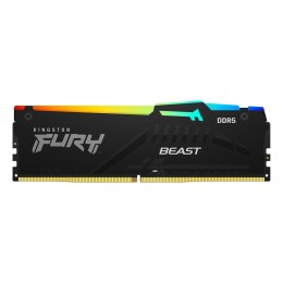 Pamięć RAM Kingston Fury Beast Black RGB 32GB DDR5 6000MHz