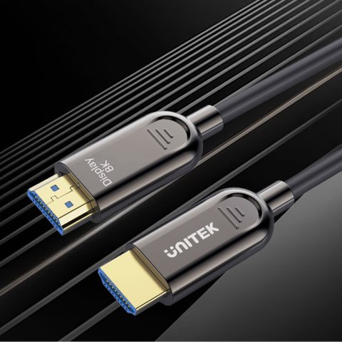 Unitek Kabel optyczny HDMI 2.1 AOC | 8K 120Hz | 10m | C11085GY01-10M