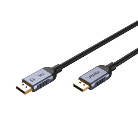 Unitek Przewód DisplayPort 2.1 | 8K@120Hz | 1m | C1626GY01-1M