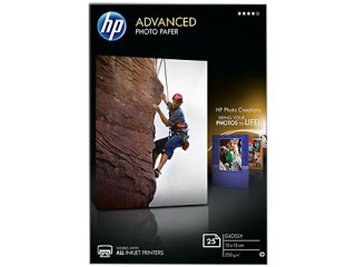 HP Inc. Papier Advanced foto Błyszczący bez marginesów 250g A6 25arkuszy Q8691A