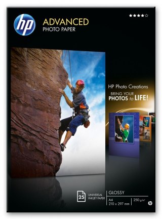HP Inc. Papier Advanced foto Błyszczcy 250g A4 25arkuszy Q5456A