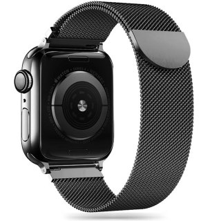 Tech-Protect MilaneseBand | Bransoleta do Apple Watch 4 / 5 / 6 / 7 / 8 / 9 / SE (38/40/41 mm) Black