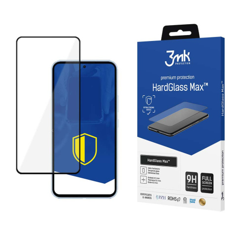 3MK HardGlass Max | Szkło hartowane do Samsung Galaxy A35/A55 5G | Czarny | Fullscreen Glass