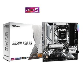 ASRock Płyta główna B650M PRO RS AM5 4DDR5 HDMI/DP mATX