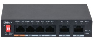 Dahua Przełącznik PFS3006-4GT-60-V2 4-portowy POE