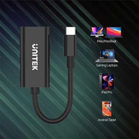 Unitek Adapter USB-C na HDMI 2.0 | 4K | 60Hz | 0,15m | V1421A