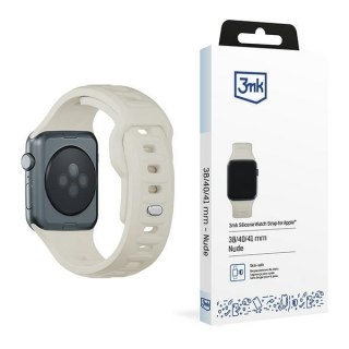 3MK Silicone Watch Strap beżowy/beige dla Apple Watch 38/40/41mm