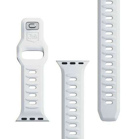 3MK Silicone Watch Strap biały/white dla Apple Watch 38/40/41mm